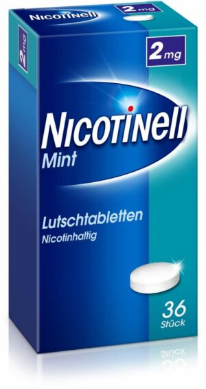 Nicotinell Lutschtabletten 2 mg Mint 36 Stück