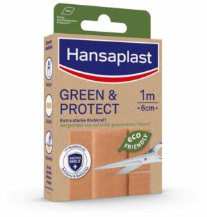 Hansaplast Green & Protect Pflaster 1 m x 6 cm