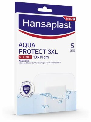 Hansaplast Aqua Protect 3XL 10 x 15 cm 5 Pflaster