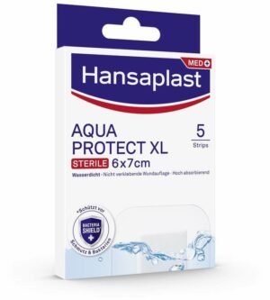Hansaplast Aqua Protect Xl Pflaster 6 x 7 cm 5 Pflaster
