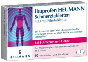 Ibuprofen Heumann Schmerztabletten 400mg 10  Filmtabletten