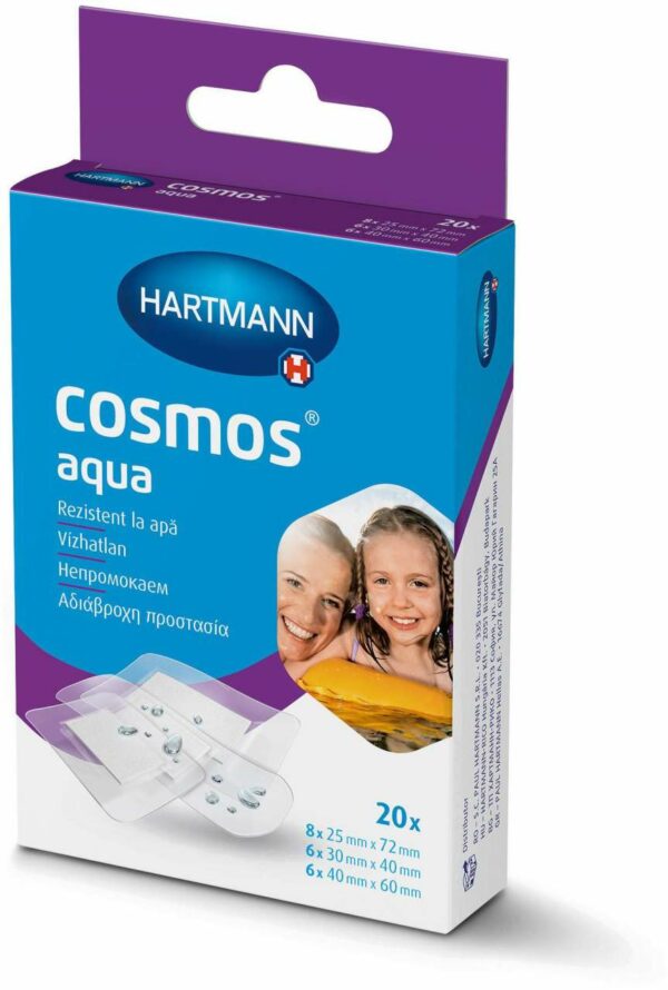 Cosmos Aqua 20 Pflasterstrips in 3 Größen