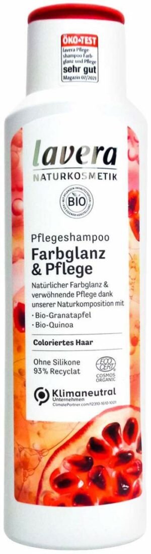 Lavera Pflegeshampoo Farbglanz und Pflege 250 ml