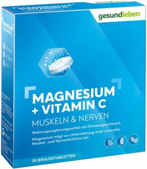 Gesund Leben Magnesium + Vitamin C 3 X 10 Brausetabletten