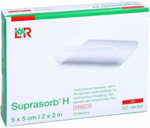 Suprasorb H Hydrokoll.Verb.Dünn 5 X 5 cm 10 Stk