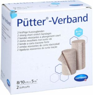 Pütter Verband 8 und 10 cm X 5 M 2 Stück