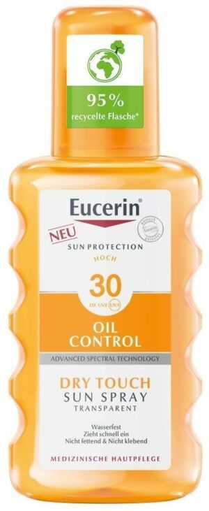 Eucerin Sun Oil Control Transparent Spray LSF 30 200 ml