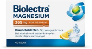 Biolectra Magnesium 365 mg fortissimum Zitronengeschmack 40 Bausetabletten