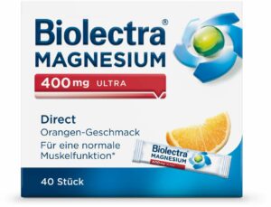Biolectra Magnesium 400 mg ultra Direct Orangengeschmack 40 Pellets