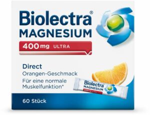 Biolectra Magnesium 400 mg ultra Direct Orangengeschmack 60 Pellets