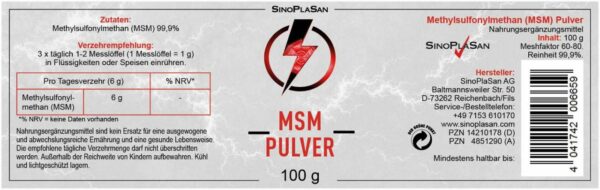 Msm Pulver Pur 99