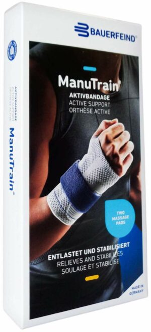 Manutrain Handgelenkbandage Links Gr.6 Schwarz