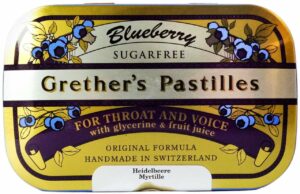 Grethers Blueberry Zuckerfrei Pastillen 110 G