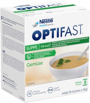 Optifast Suppe Gemüse 8 X 55 G Pulver