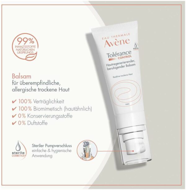 Avene Tolerance Control Balsam 40 ml