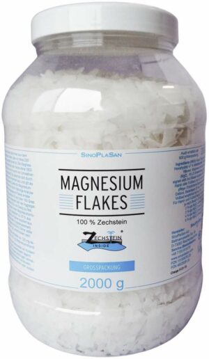 Magnesium Flakes 100% Zechstein Bad 2000 G