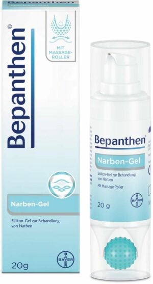 Bepanthen Narben Gel mit Massageroller 20 g Gel