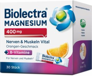 Biolectra Magnesium 400 mg Nerven & Muskeln Vital 30 Sticks