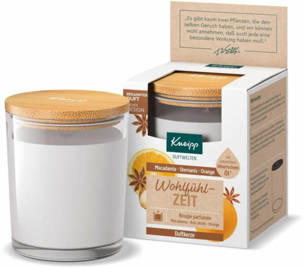 Kneipp Duftwelten Wohlfühlzeit Duftkerze 145 g