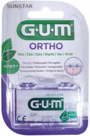 Gum Ortho Wachs Mint 1 Packung