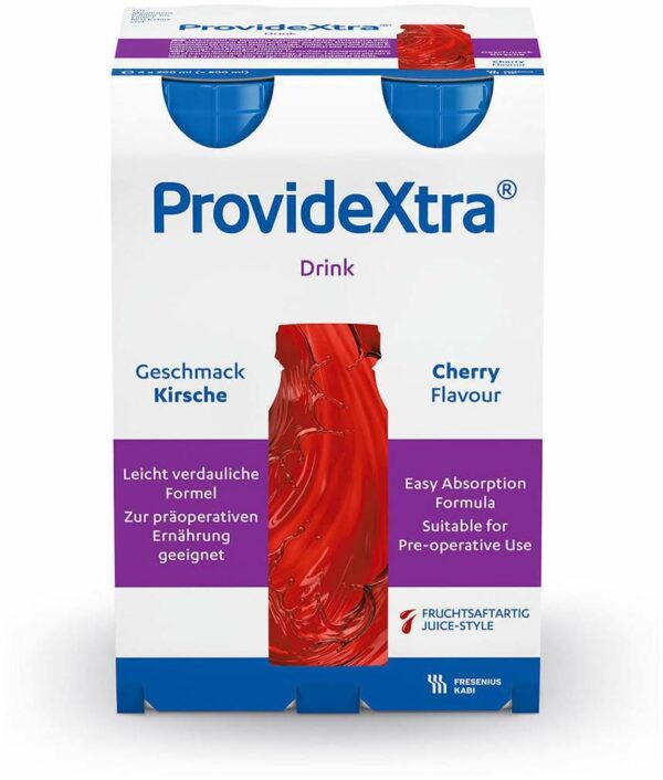 Provide Xtra Drink Kirsche Trinkflasche 6 X 4 X 200 ml Lösung