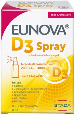 Eunova Vitamin D3 8 ml Spray