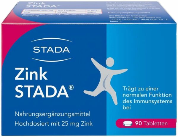 Zink Stada 25 mg 90 Tabletten