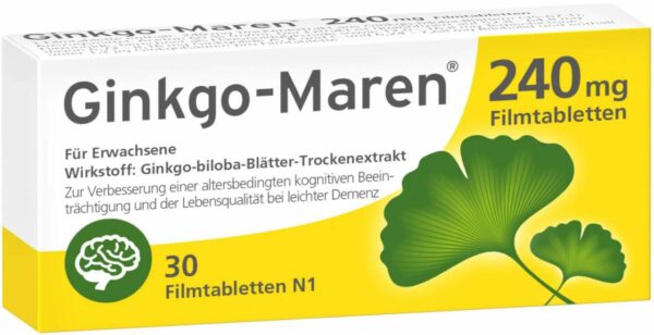 Ginkgo-Maren 240 mg Filmtabletten 30 Filmtabletten
