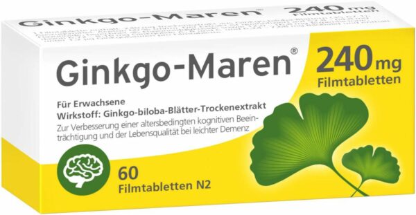 Ginkgo-Maren 240 mg Filmtabletten 60 Filmtabletten