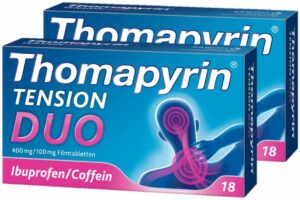 Thomapyrin Tension Duo 400 mg Ibuprofen und 100 mg Coffein 2 x 18 Tabletten