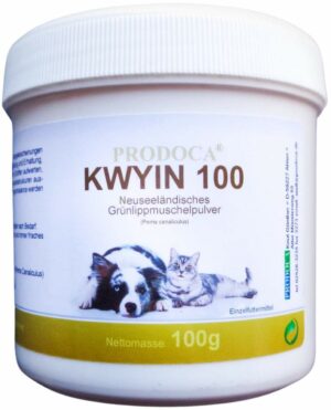 Grünlippenmuschel Kwyin 100 Pulver F.Hunde Katze 100 G