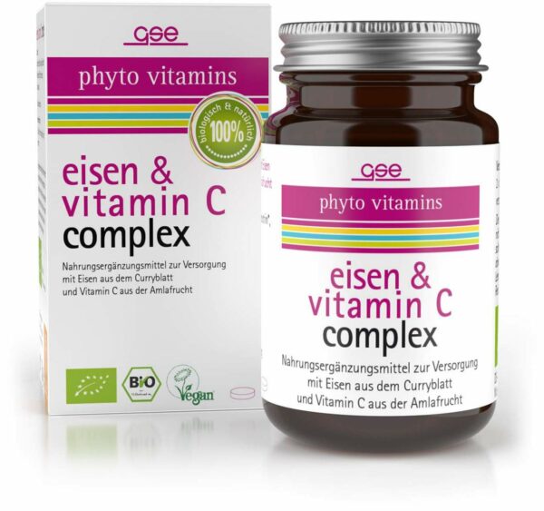 Eisen & Vitamin C Complex Bio 60 Tabletten
