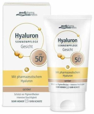 Hyaluron Sonnenpflege Gesicht LSF 50+ getönt 50 ml