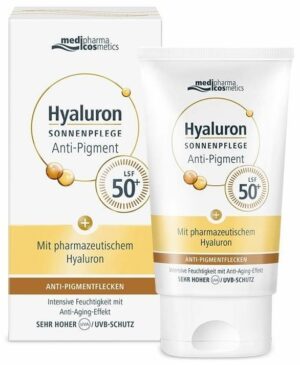 Hyaluron Sonnenpflege Gesicht Anti Pigment & Anti Age LSF 50+ 50 ml