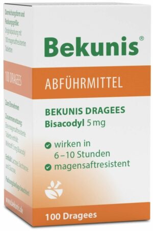 Bekunis Dragees Bisacodyl 5 mg 100 magensaftresistente Tabletten