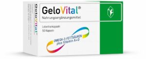 Gelovital Nahrungsergänzungsmittel Lebertran Kapseln 50 Stück