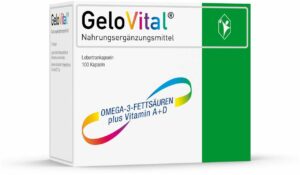 Gelovital Nahrungsergänzungsmittel Lebertran Kapseln 100 Stück