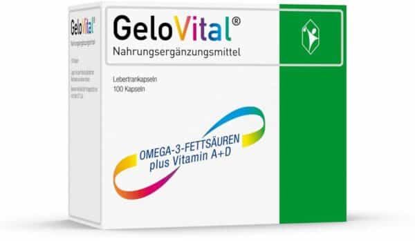 Gelovital Nahrungsergänzungsmittel Lebertran Kapseln 100 Stück