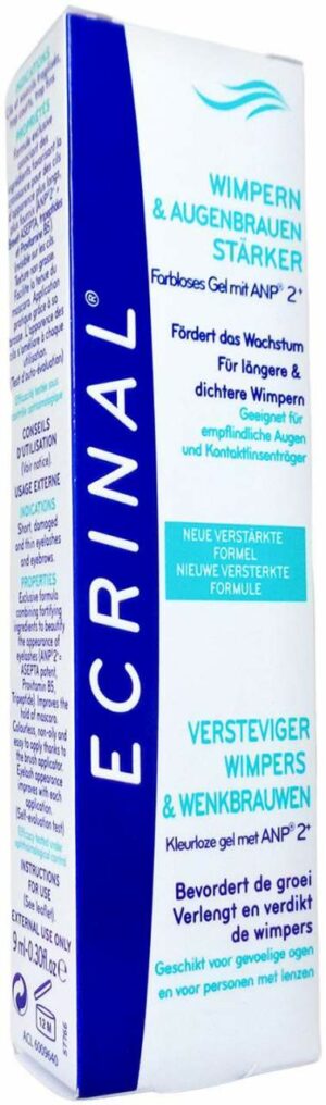 Ecrinal Wimpern- & Augenbrauen Stärker Gel 9 ml