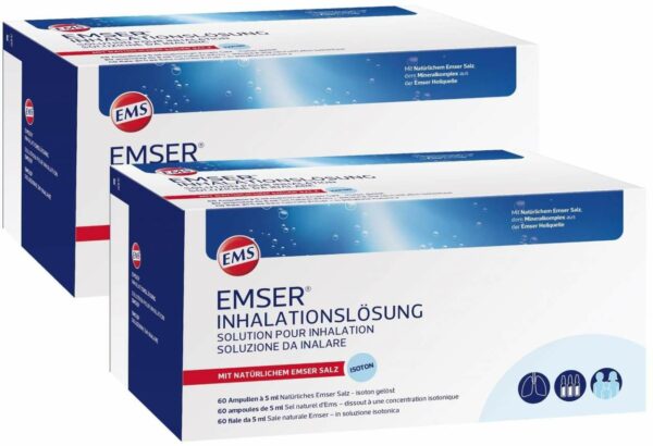 Emser Inhalationslösung 2 x 60 x 5 ml Ampullen