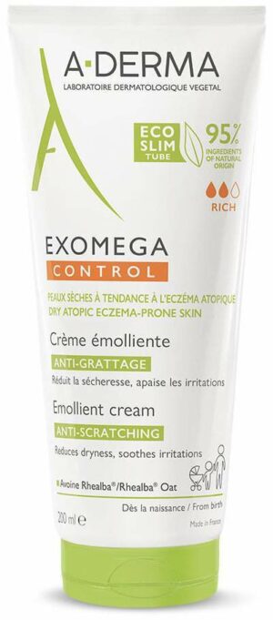 Aderma Exomega Control Creme rückfettend 200 ml