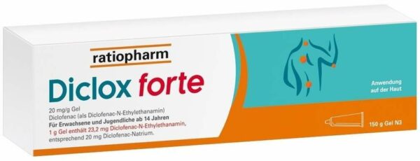 Diclox forte Ratiopharm Gel 150 g