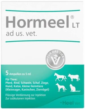 Hormeel Lt Ad Us. vet. 5 X 5 ml Ampullen