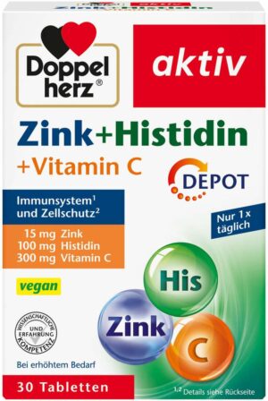 Doppelherz Zink + Histidin Depot 30 Tabletten