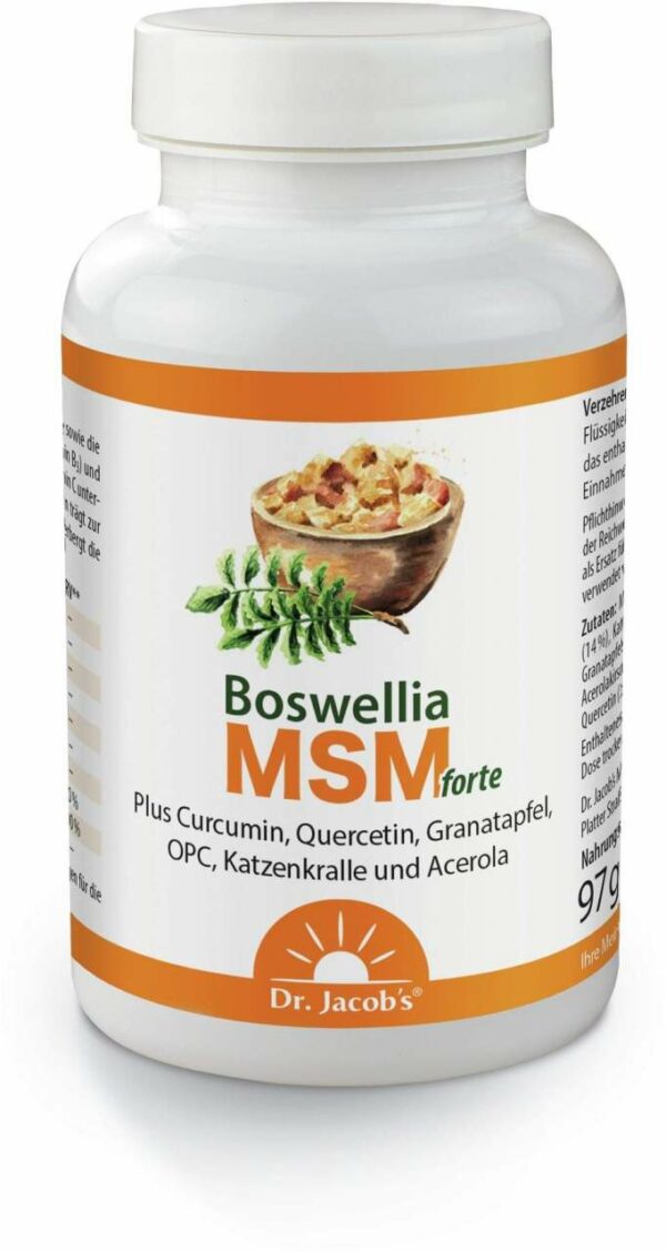 Boswellia Msm Forte Dr.Jacob s 90 Tabletten