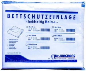 Bettschutzeinlage 50x90cm Doppelseitig Molton