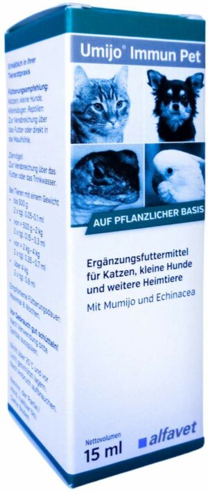 Umijo Pet Flüssig F.Heimtiere Katzen 15 ml