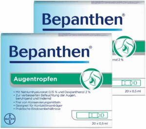 Bepanthen 2 x 20 x 0.5 ml Augentropfen