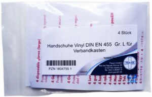 Einmalhandschuhe Din En 455 Vinyl Verbandkasten L