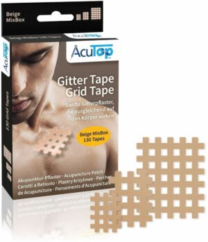 Gitter Tape Acutop Beige MixBox in 3 Größen